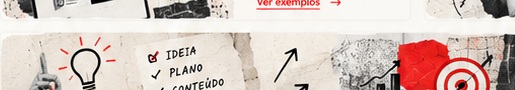 Colagem de estratégia e planeamento