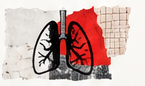 Grafismo de respiracao voz