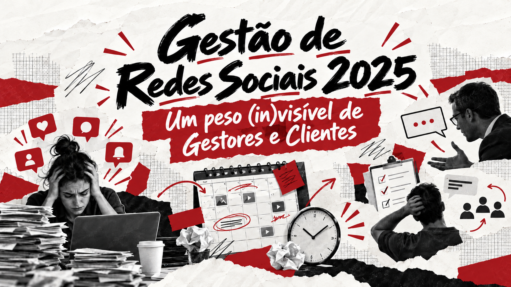 Gestão de Redes Sociais 2025 – Um peso (in)visível de Gestores e Clientes