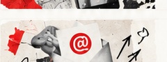 Colagem de email marketing