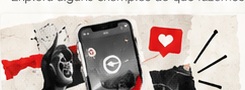 Colagem de conteúdos para redes sociais